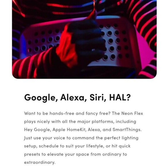 LIFX - SuperColor - Indoor Neon Flex 16ft Light Strip/Rope Light -RGBW LED Smart - Picture 12 of 12